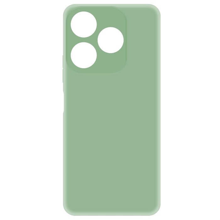 Чехол-накладка Krutoff Silicone Case для TECNO Spark 10/10C зелёный - фото 864931