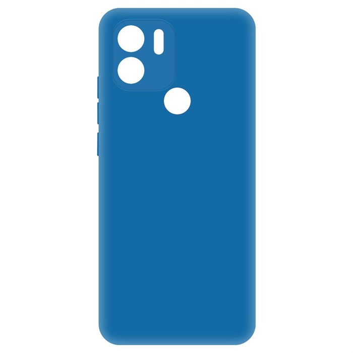 Чехол-накладка Krutoff Silicone Case для Xiaomi Redmi A1+/A2+/Poco C51 синий - фото 866363