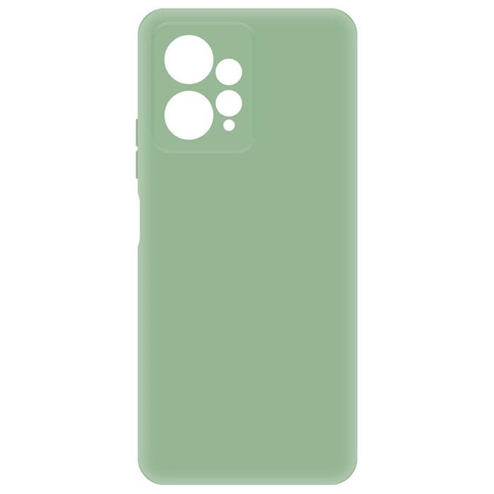 Чехол-накладка Krutoff Silicone Case для Xiaomi Redmi Note 12 4G зелёный - фото 866375