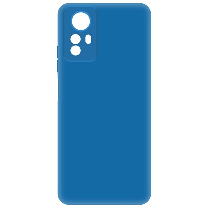 Чехол-накладка Krutoff Silicone Case для Xiaomi Redmi Note 12S синий - фото 866395
