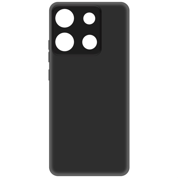 Чехол-накладка Krutoff Soft Case для INFINIX Smart 7 Plus черный - фото 867380
