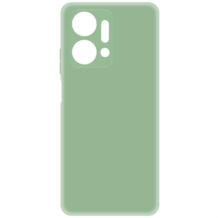 Чехол-накладка Krutoff Silicone Case для Honor X7a зелёный - фото 867392