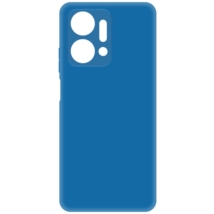 Чехол-накладка Krutoff Silicone Case для Honor X7a синий - фото 867400