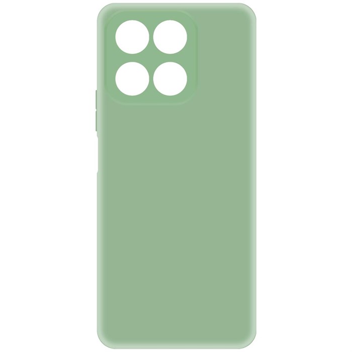 Чехол-накладка Krutoff Silicone Case для Honor X8a зелёный - фото 867413