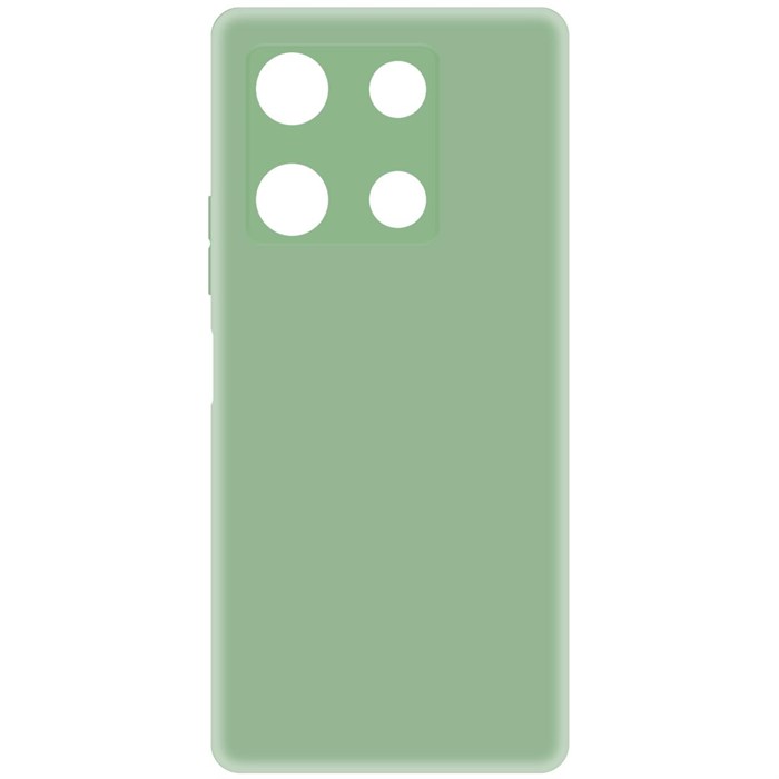 Чехол-накладка Krutoff Silicone Case для INFINIX Note 30 Pro зелёный - фото 867445