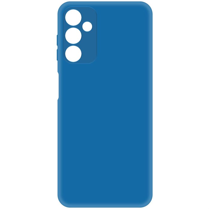 Чехол-накладка Krutoff Silicone Case для Samsung Galaxy A14 4G (A145) синий - фото 869924