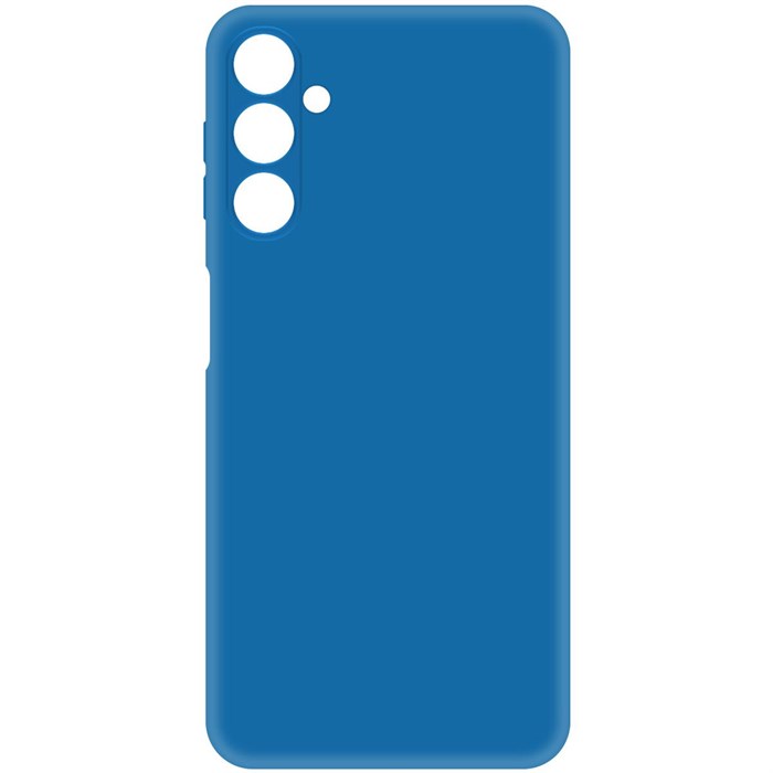 Чехол-накладка Krutoff Silicone Case для Samsung Galaxy A24 4G (A245) синий - фото 871872