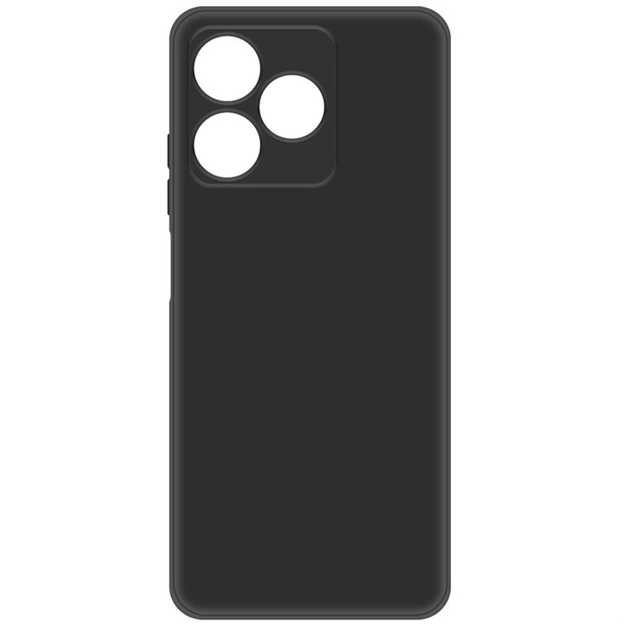 Чехол-накладка Krutoff Silicone Case для Realme C51/C53 черный - фото 899041
