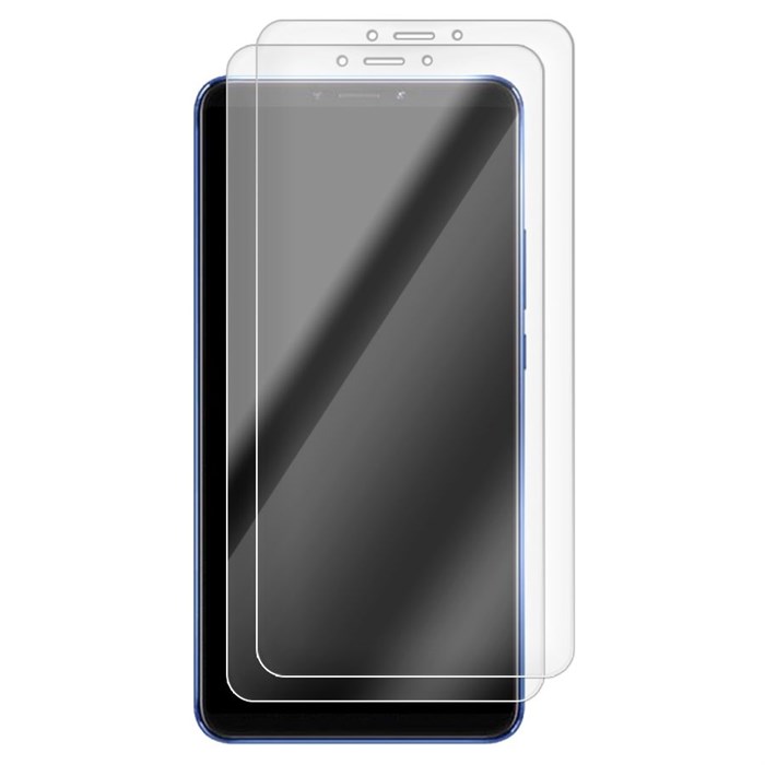 Комплект из 2-x защитных гибридных стекл Krutoff для Xiaomi Mi Max 3 - фото 919770