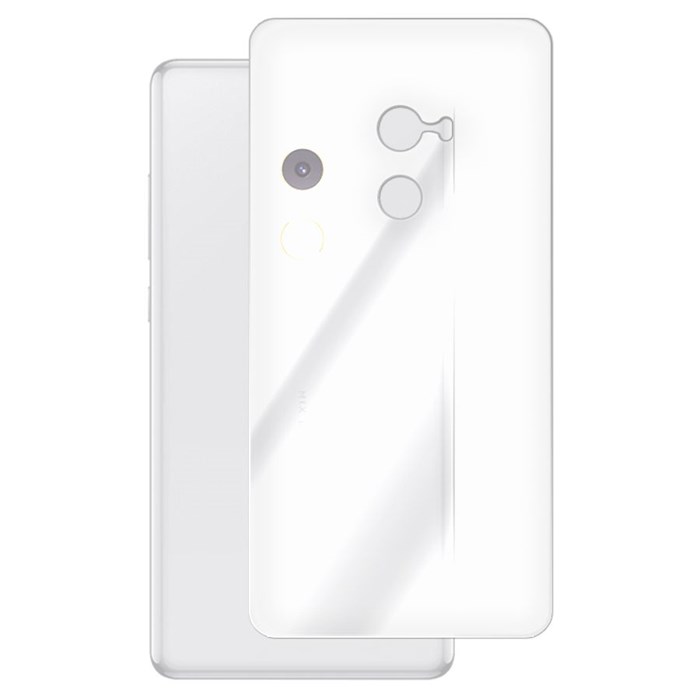 Стекло защитное гибридное Krutoff для Xiaomi Mi Mix 2 back - фото 924944
