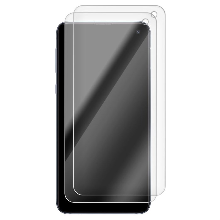 Комплект из 2-x защитных гибридных стекл Krutoff для Samsung Galaxy S10e - фото 925001