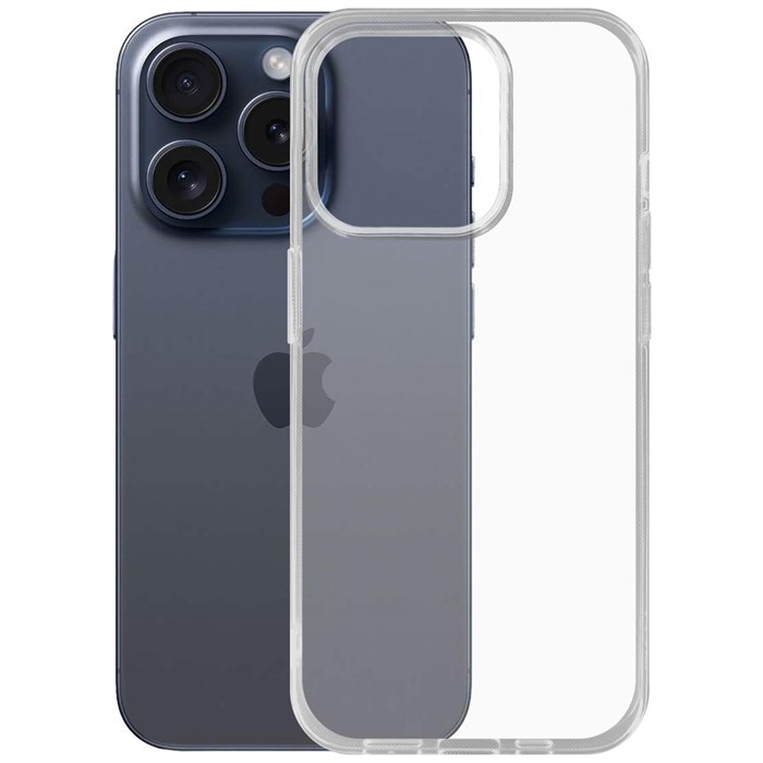 Чехол-накладка Krutoff Clear Case для iPhone 15 Pro - фото 937130