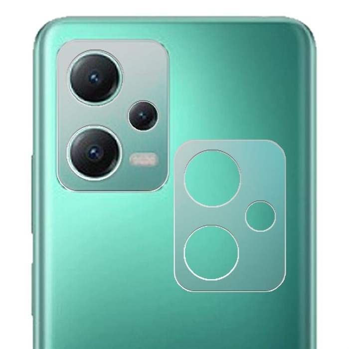 Стекло защитное гибридное МАТОВОЕ Krutoff для камеры Xiaomi Redmi Note 12 5G (2шт.) - фото 942978