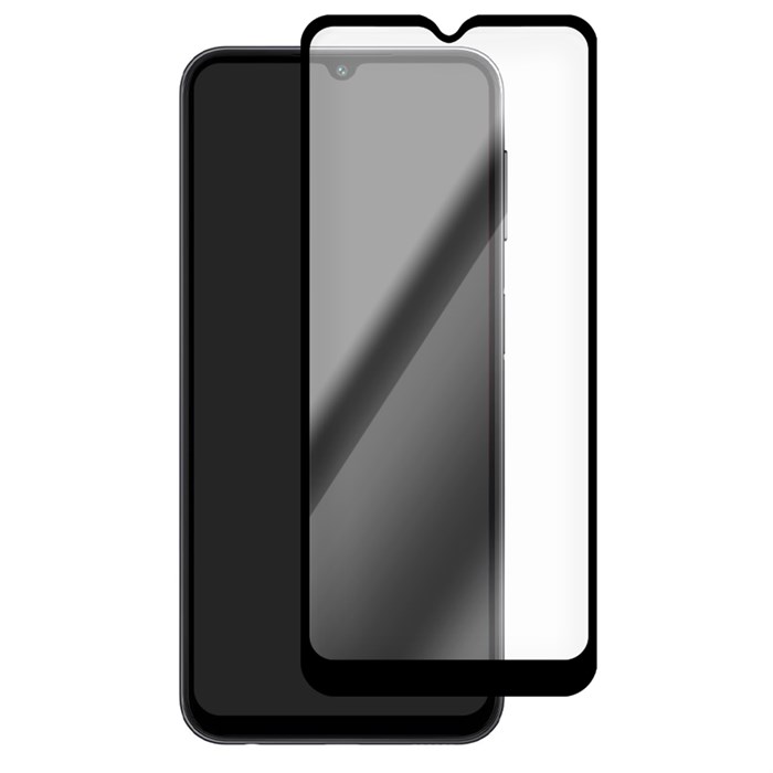 Стекло защитное Full Glue Premium Krutoff для Samsung Galaxy A24 черное - фото 943217