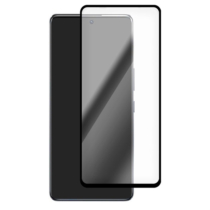 Стекло защитное Full Glue Premium Krutoff для Xiaomi Poco M3 Pro черное - фото 943279