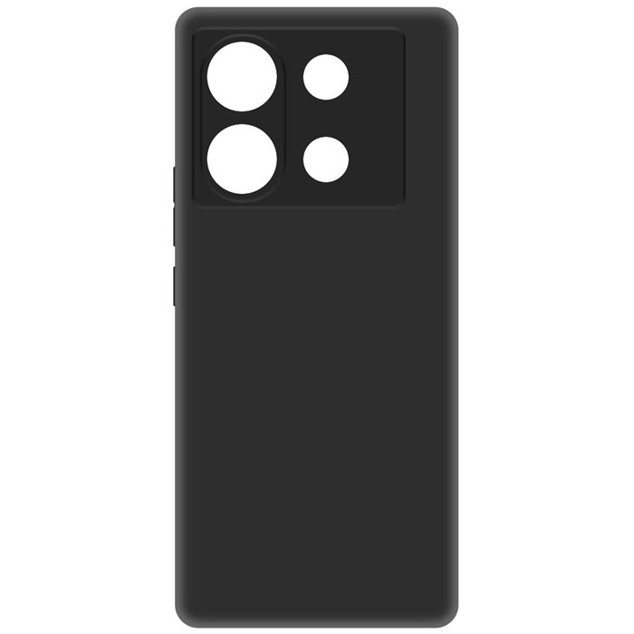 Чехол-накладка Krutoff Soft Case для INFINIX Zero 30 5G черный - фото 959803