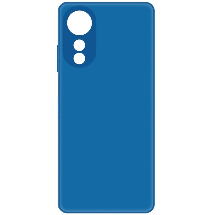 Чехол-накладка Krutoff Silicone Case для OPPO A18/A38 4G синий - фото 963062