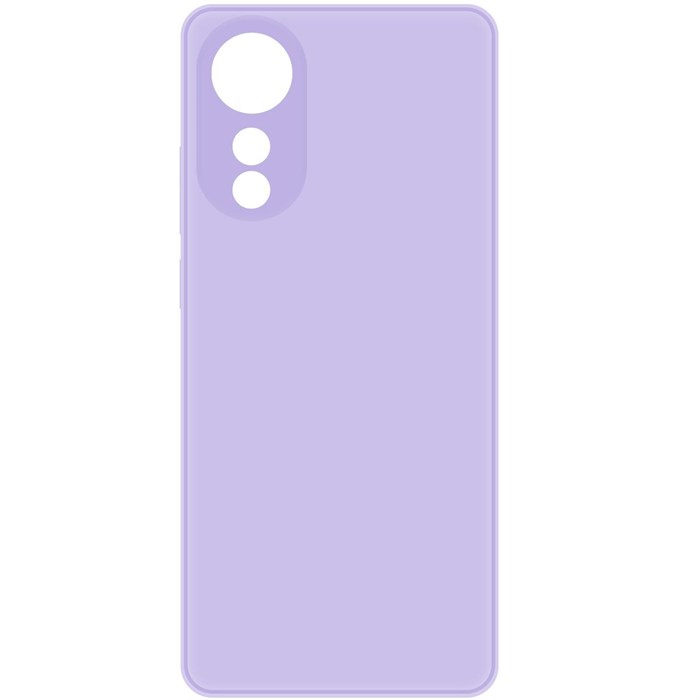 Чехол-накладка Krutoff Silicone Case для OPPO A78 4G лаванда - фото 963090