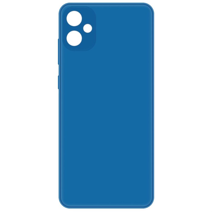 Чехол-накладка Krutoff Silicone Case для Samsung Galaxy A05 синий - фото 965564