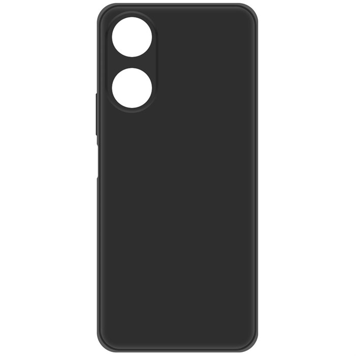 Чехол-накладка Krutoff Silicone Case для Honor X5 Plus черный - фото 965616