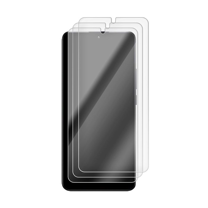 Комплект из 3-х защитных гибридных стекол Krutoff для Xiaomi 13T - фото 965669