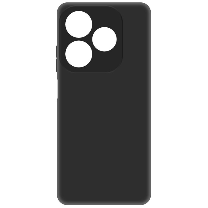 Чехол-накладка Krutoff Soft Case для INFINIX Smart 8/8 Plus/8 Pro черный - фото 991136