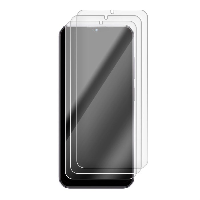Комплект из 3-х защитных гибридных стекол Krutoff для Ulefone Note 16 Pro - фото 996506