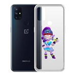 Чехол-накладка Clear Case Brawl Stars-Суперфанатка Эмз для OnePlus Nord N10 5G Чехол-накладка Clear Case Brawl Stars-Суперфанатка Эмз для OnePlus Nord N10 5G