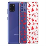 Чехол-накладка Krutoff Clear Case Новогодние мотивы для Samsung Galaxy A31 (A315) Чехол-накладка Krutoff Clear Case Новогодние мотивы для Samsung Galaxy A31 (A315)