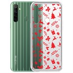 Чехол-накладка Krutoff Clear Case Новогодние мотивы для Realme 6i Чехол-накладка Krutoff Clear Case Новогодние мотивы для Realme 6i