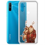 Чехол-накладка Krutoff Clear Case К-команда для Realme C3 Чехол-накладка Krutoff Clear Case К-команда для Realme C3