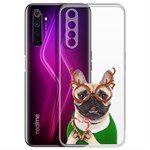 Чехол-накладка Krutoff Clear Case Новогодний француз для Realme 6 Чехол-накладка Krutoff Clear Case Новогодний француз для Realme 6