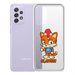 Чехол-накладка Krutoff Clear Case Тигр оптимист для Samsung Galaxy A52 (A525) Чехол-накладка Krutoff Clear Case Тигр оптимист для Samsung Galaxy A52 (A525)