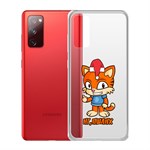 Чехол-накладка Krutoff Clear Case Тигр оптимист для Samsung Galaxy S20 (G980) Чехол-накладка Krutoff Clear Case Тигр оптимист для Samsung Galaxy S20 (G980)