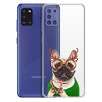 Чехол-накладка Krutoff Clear Case Новогодний француз для Samsung Galaxy A31 (A315) Чехол-накладка Krutoff Clear Case Новогодний француз для Samsung Galaxy A31 (A315)