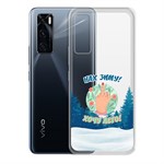 Чехол-накладка Krutoff Clear Case Люблю зиму для Vivo V20 SE Чехол-накладка Krutoff Clear Case Люблю зиму для Vivo V20 SE