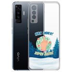 Чехол-накладка Krutoff Clear Case Люблю зиму для Vivo X50 Чехол-накладка Krutoff Clear Case Люблю зиму для Vivo X50