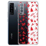 Чехол-накладка Krutoff Clear Case Новогодние мотивы для Vivo X50 Чехол-накладка Krutoff Clear Case Новогодние мотивы для Vivo X50