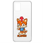 Чехол-накладка Krutoff Clear Case Тигр оптимист для Vivo V20 Чехол-накладка Krutoff Clear Case Тигр оптимист для Vivo V20
