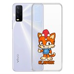 Чехол-накладка Krutoff Clear Case Тигр оптимист для Vivo Y20 Чехол-накладка Krutoff Clear Case Тигр оптимист для Vivo Y20