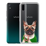 Чехол-накладка Krutoff Clear Case Новогодний француз для Vivo Y1s Чехол-накладка Krutoff Clear Case Новогодний француз для Vivo Y1s