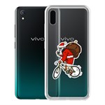 Чехол-накладка Krutoff Clear Case Санта-курьер для Vivo Y1s Чехол-накладка Krutoff Clear Case Санта-курьер для Vivo Y1s
