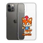 Чехол-накладка Krutoff Clear Case Тигр оптимист для iPhone 12/12 Pro Чехол-накладка Krutoff Clear Case Тигр оптимист для iPhone 12/12 Pro