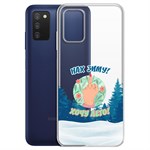 Чехол-накладка Krutoff Clear Case Люблю зиму для Samsung Galaxy A03s (A037) Чехол-накладка Krutoff Clear Case Люблю зиму для Samsung Galaxy A03s (A037)
