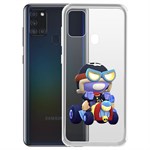 Чехол-накладка Clear Case Brawl Stars-Безумный Карл для Samsung Galaxy A21s (A217) Чехол-накладка Clear Case Brawl Stars-Безумный Карл для Samsung Galaxy A21s (A217)