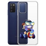 Чехол-накладка Clear Case Brawl Stars-Безумный Карл для Samsung Galaxy A03s (A037) Чехол-накладка Clear Case Brawl Stars-Безумный Карл для Samsung Galaxy A03s (A037)