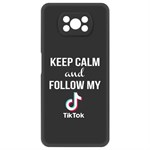 Чехол-накладка Krutoff Silicone Case Instagram для Xiaomi Poco X3 X3 Pro (черный) Чехол-накладка Krutoff Silicone Case Instagram для Xiaomi Poco X3 X3 Pro (черный)