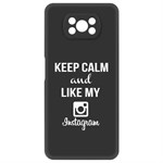 Чехол-накладка Krutoff Silicone Case TikToK для Xiaomi Poco X3 X3 Pro (черный) Чехол-накладка Krutoff Silicone Case TikToK для Xiaomi Poco X3 X3 Pro (черный)