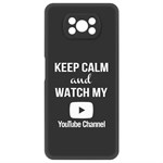 Чехол-накладка Krutoff Silicone Case YouTube для Xiaomi Poco X3 X3 Pro (черный) Чехол-накладка Krutoff Silicone Case YouTube для Xiaomi Poco X3 X3 Pro (черный)