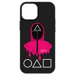Чехол-накладка Krutoff Soft Case Игра в кальмара-Солдат для Apple iPhone 13 mini черный Чехол-накладка Krutoff Soft Case Игра в кальмара-Солдат для Apple iPhone 13 mini черный